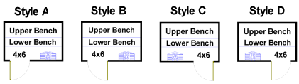4 x 6 Sauna Layouts