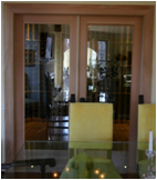 Clear French Doors